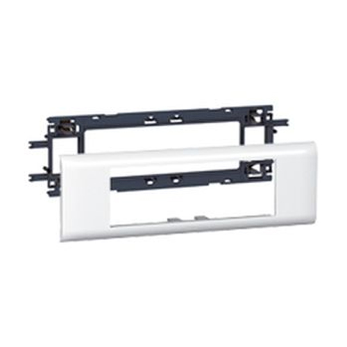 010956 Mosaic DLP Suport 6 module cu rama alba,capac 65